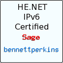 IPv6 Certification Badge for bennettperkins